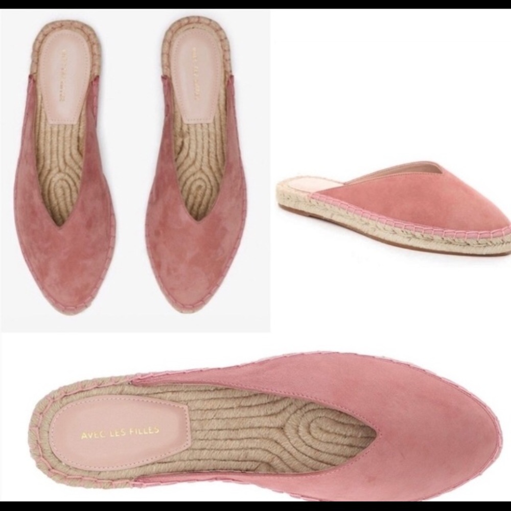 Avec Les Filles Suede Mules
